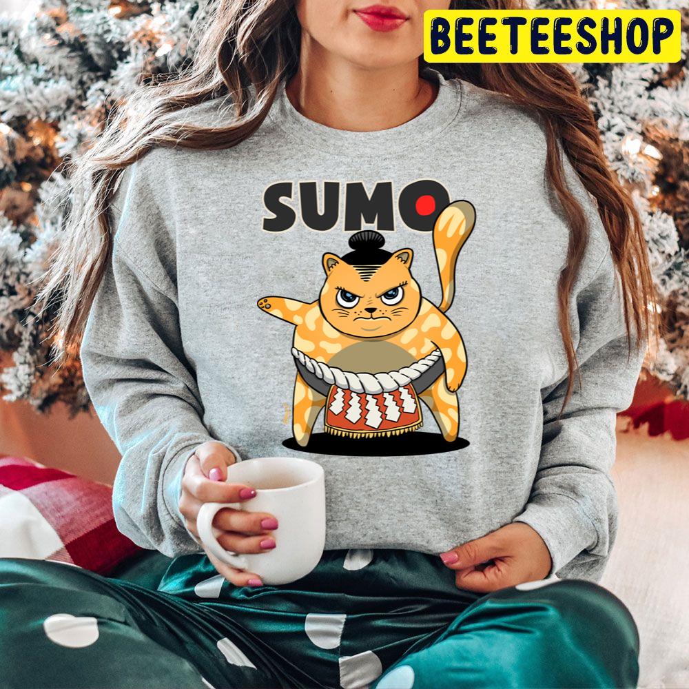 Sumo Wrestler Cat Yokozuna Neko Orange Trending Unisex Hoodie Sumo Wrestler Cat Yokozuna Neko Orange Trending Unisex Hoodie