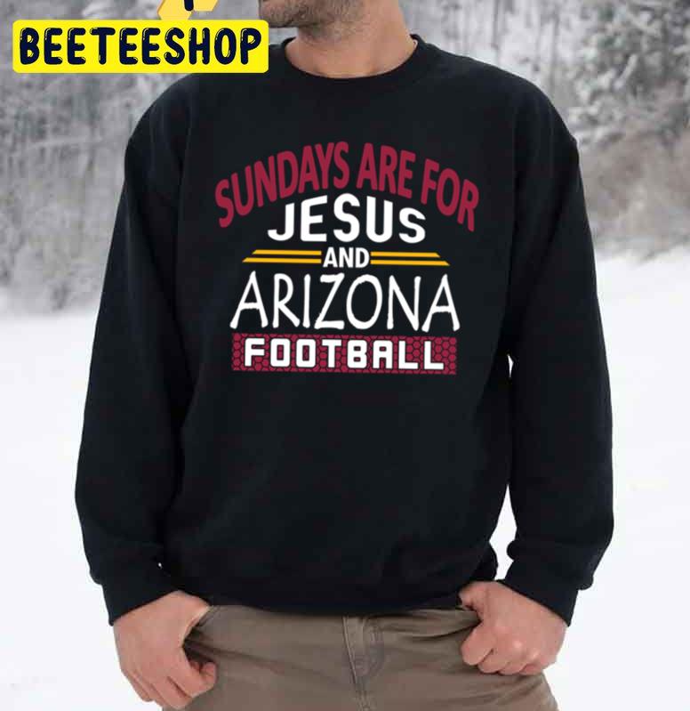 Sundays Are For Jesus And Arizona Cardinals Football Trending Unisex Sweatshirt Sundays Are For Jesus And Arizona Cardinals Football Trending Unisex Sweatshirt