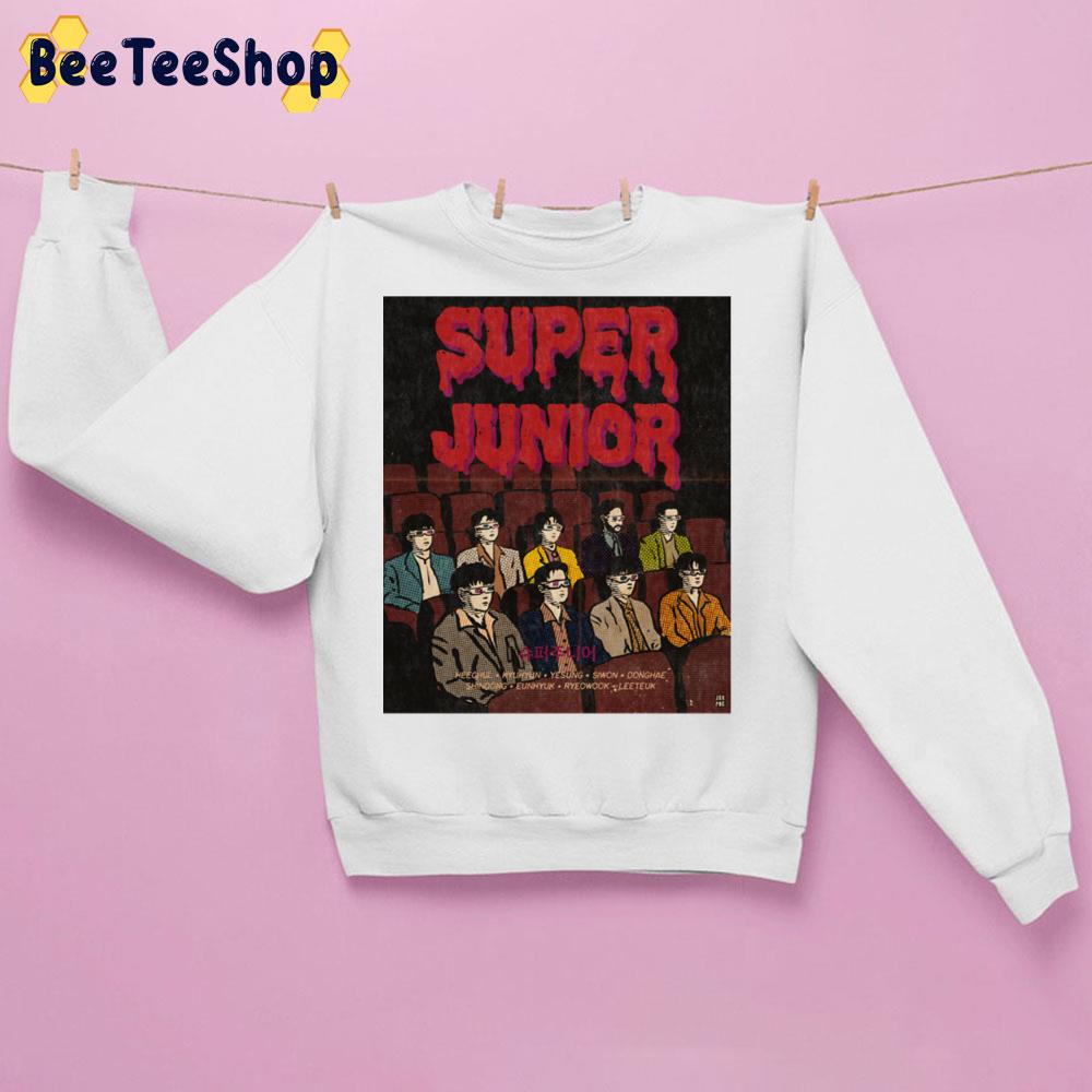 Super Junior Hallyu Kings Horror Movie Trending Unisex Sweatshirt Super Junior Hallyu Kings Horror Movie Trending Unisex Sweatshirt