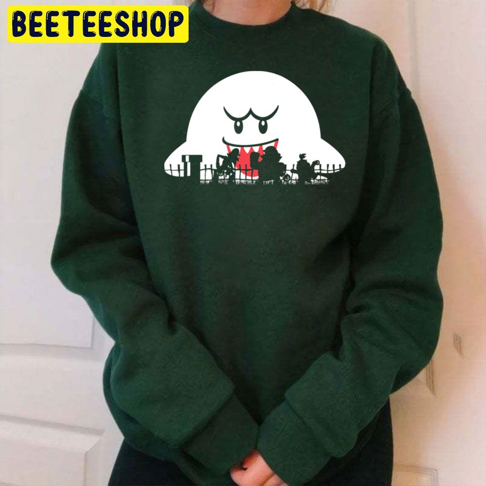 Super Mario Boo Trick Or Treat Halloween Trending Unisex Sweatshirt Super Mario Boo Trick Or Treat Halloween Trending Unisex Sweatshirt