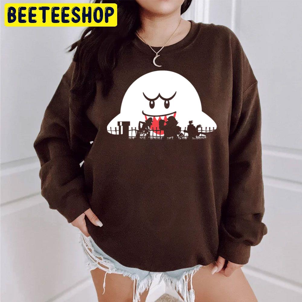 Super Mario Boo Trick Or Treat Halloween Trending Unisex Sweatshirt Super Mario Boo Trick Or Treat Halloween Trending Unisex Sweatshirt
