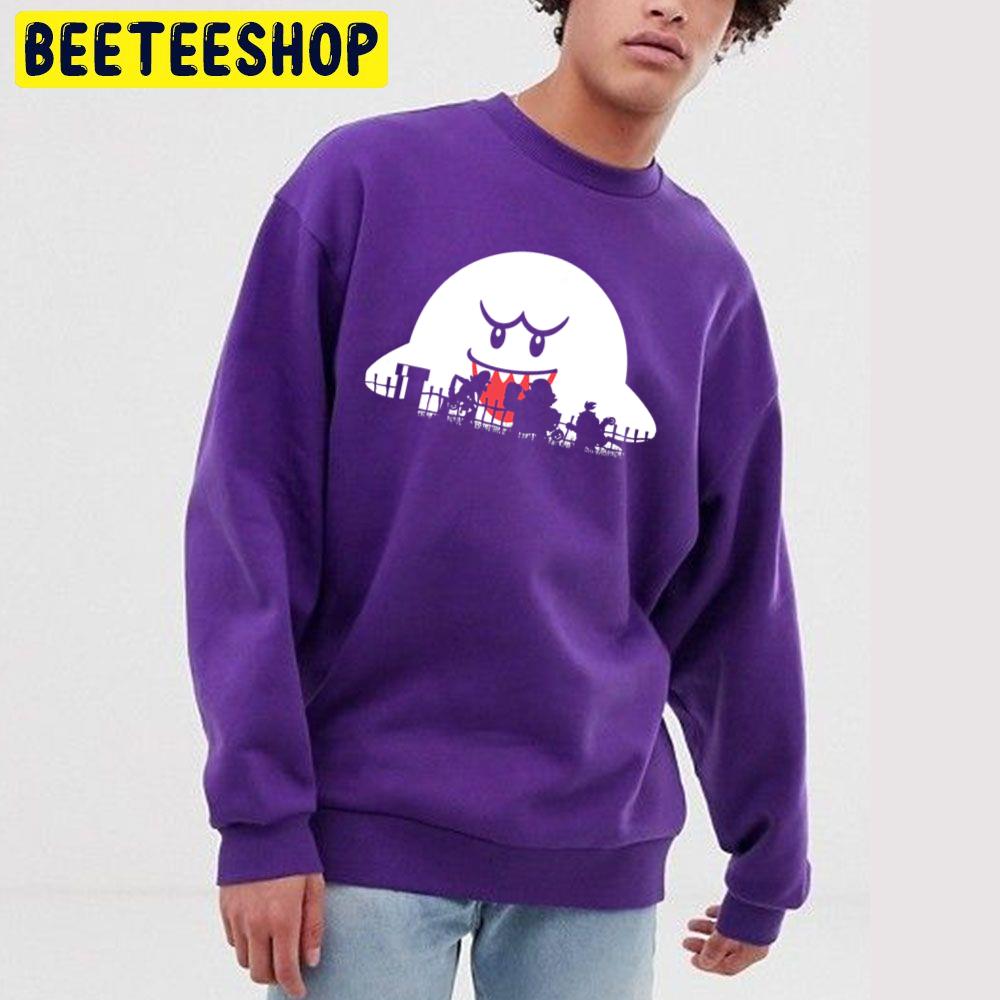 Super Mario Boo Trick Or Treat Halloween Trending Unisex Sweatshirt Super Mario Boo Trick Or Treat Halloween Trending Unisex Sweatshirt