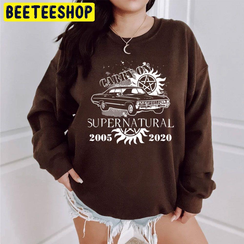 Supernatural Carry On 2005 2020 Unisex Sweatshirt Supernatural Carry On 2005 2020 Unisex Sweatshirt