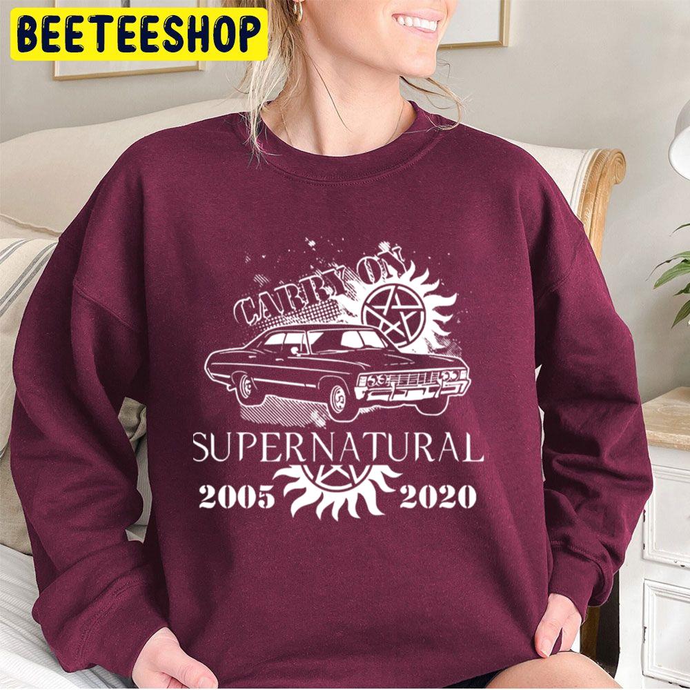 Supernatural Carry On 2005 2020 Unisex Sweatshirt Supernatural Carry On 2005 2020 Unisex Sweatshirt
