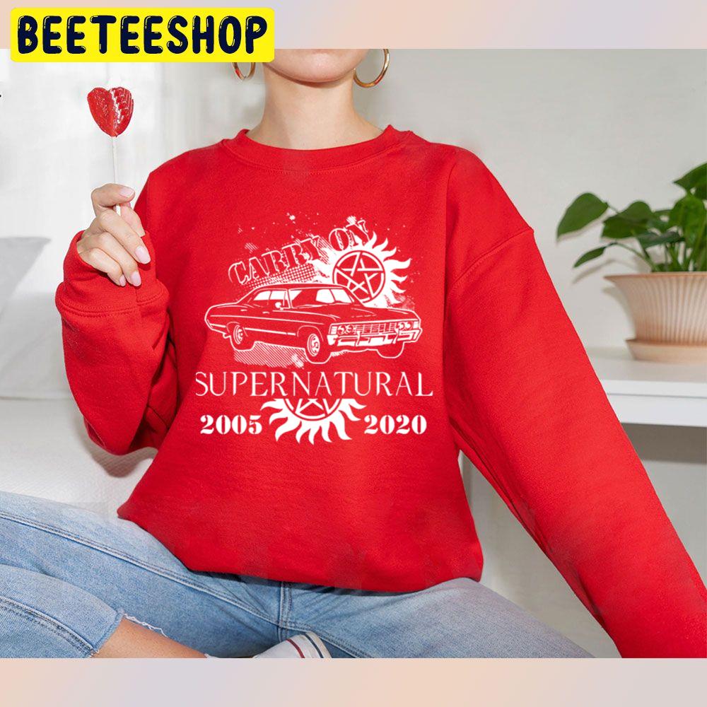 Supernatural Carry On 2005 2020 Unisex Sweatshirt Supernatural Carry On 2005 2020 Unisex Sweatshirt