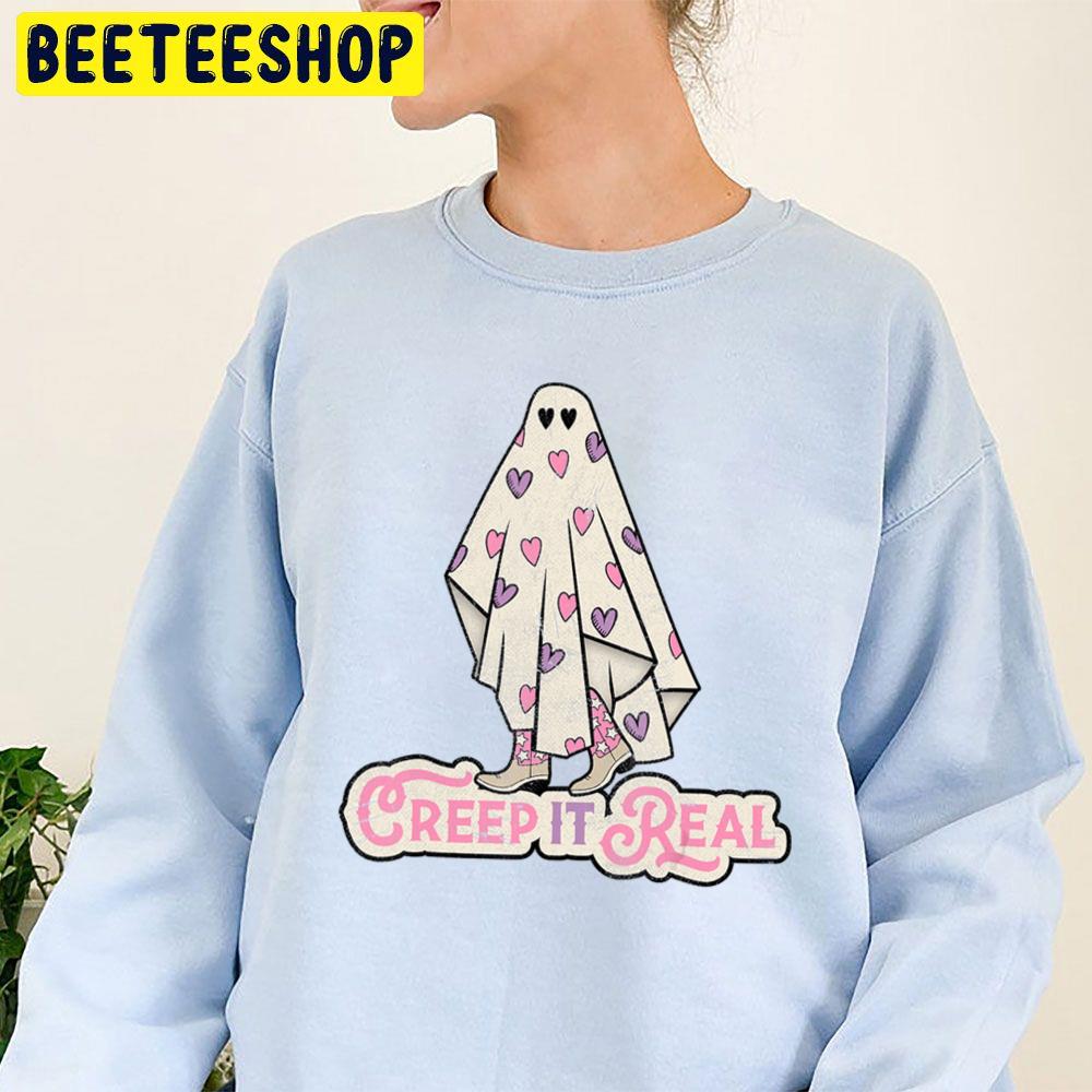 Sweet Retro Halloween Creep It Real Halloween Trending Unisex Sweatshirt Sweet Retro Halloween Creep It Real Halloween Trending Unisex Sweatshirt