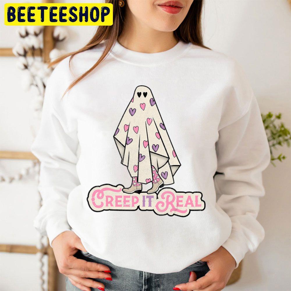 Sweet Retro Halloween Creep It Real Halloween Trending Unisex Sweatshirt Sweet Retro Halloween Creep It Real Halloween Trending Unisex Sweatshirt