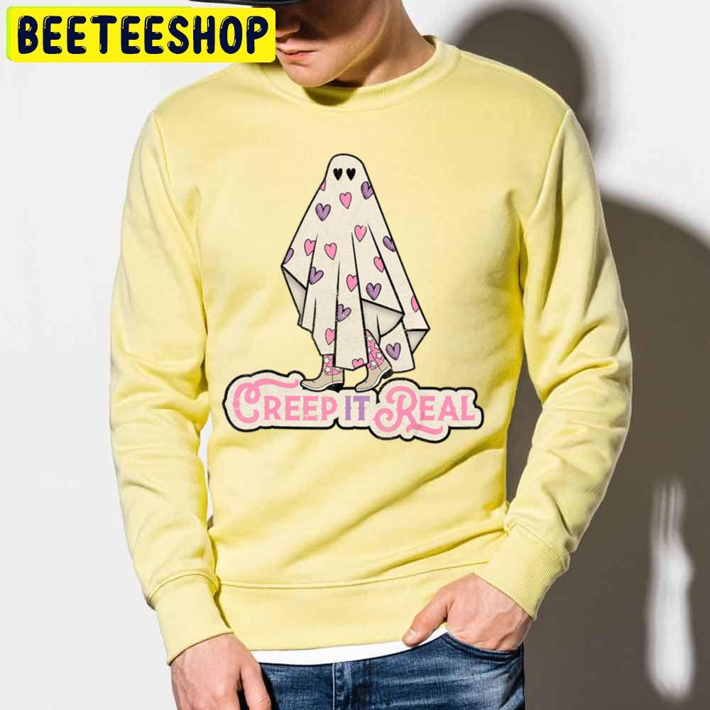 Sweet Retro Halloween Creep It Real Halloween Trending Unisex Sweatshirt Sweet Retro Halloween Creep It Real Halloween Trending Unisex Sweatshirt
