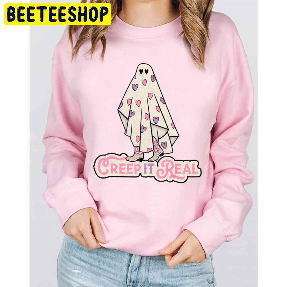 Sweet Retro Halloween Creep It Real Halloween Trending Unisex Sweatshirt Sweet Retro Halloween Creep It Real Halloween Trending Unisex Sweatshirt