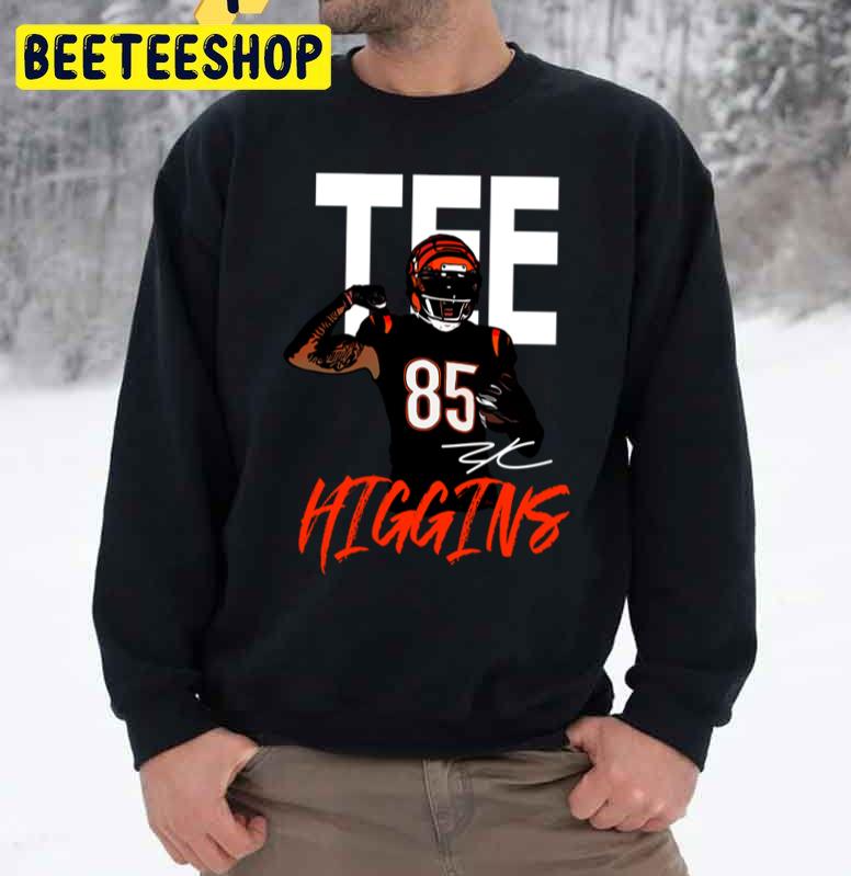 Tee Higgins 85 Signature Football Player Trending Unisex Sweatshirt Tee Higgins 85 Signature Football Player Trending Unisex Sweatshirt