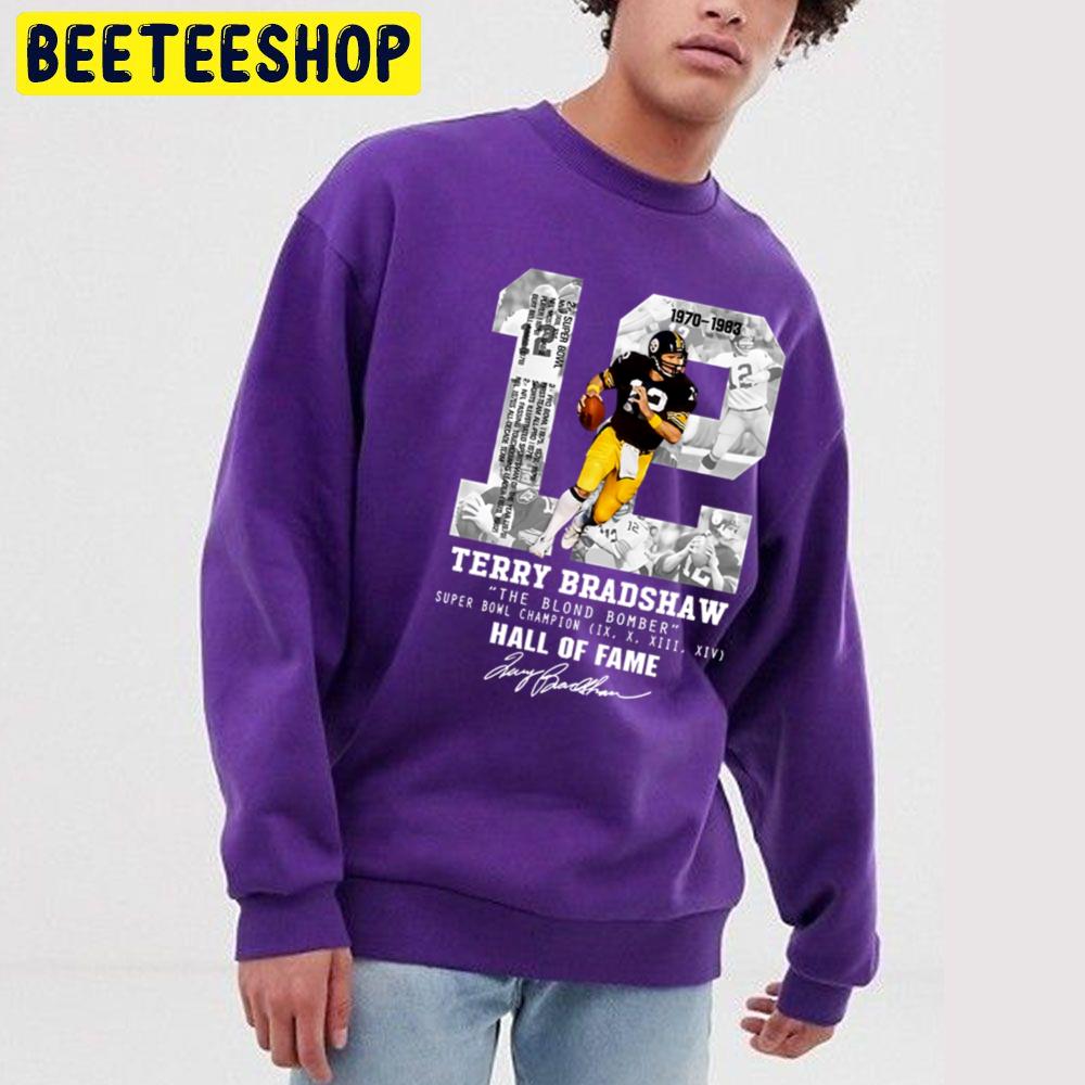 Terry Bradshaw The Blond Bomber Signature Football Player Trending Unisex Sweatshirt Terry Bradshaw The Blond Bomber Signature Football Player Trending Unisex Sweatshirt