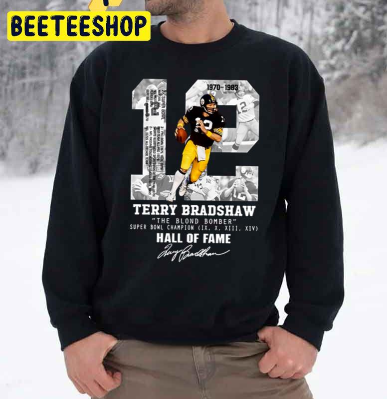 Terry Bradshaw The Blond Bomber Signature Football Player Trending Unisex Sweatshirt Terry Bradshaw The Blond Bomber Signature Football Player Trending Unisex Sweatshirt
