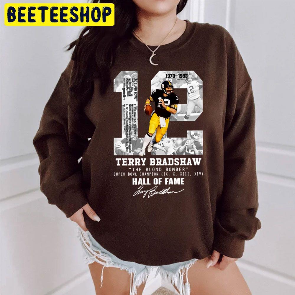 Terry Bradshaw The Blond Bomber Signature Football Player Trending Unisex Sweatshirt Terry Bradshaw The Blond Bomber Signature Football Player Trending Unisex Sweatshirt