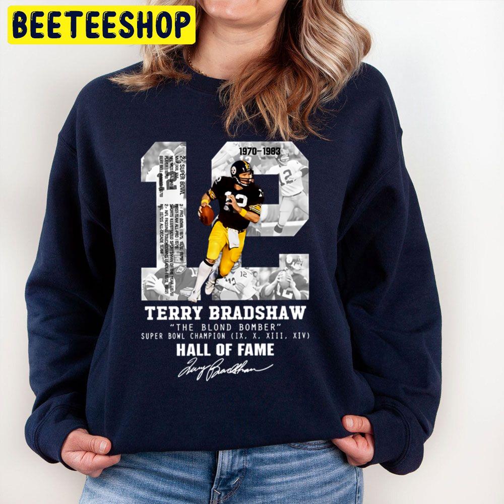 Terry Bradshaw The Blond Bomber Signature Football Player Trending Unisex Sweatshirt Terry Bradshaw The Blond Bomber Signature Football Player Trending Unisex Sweatshirt