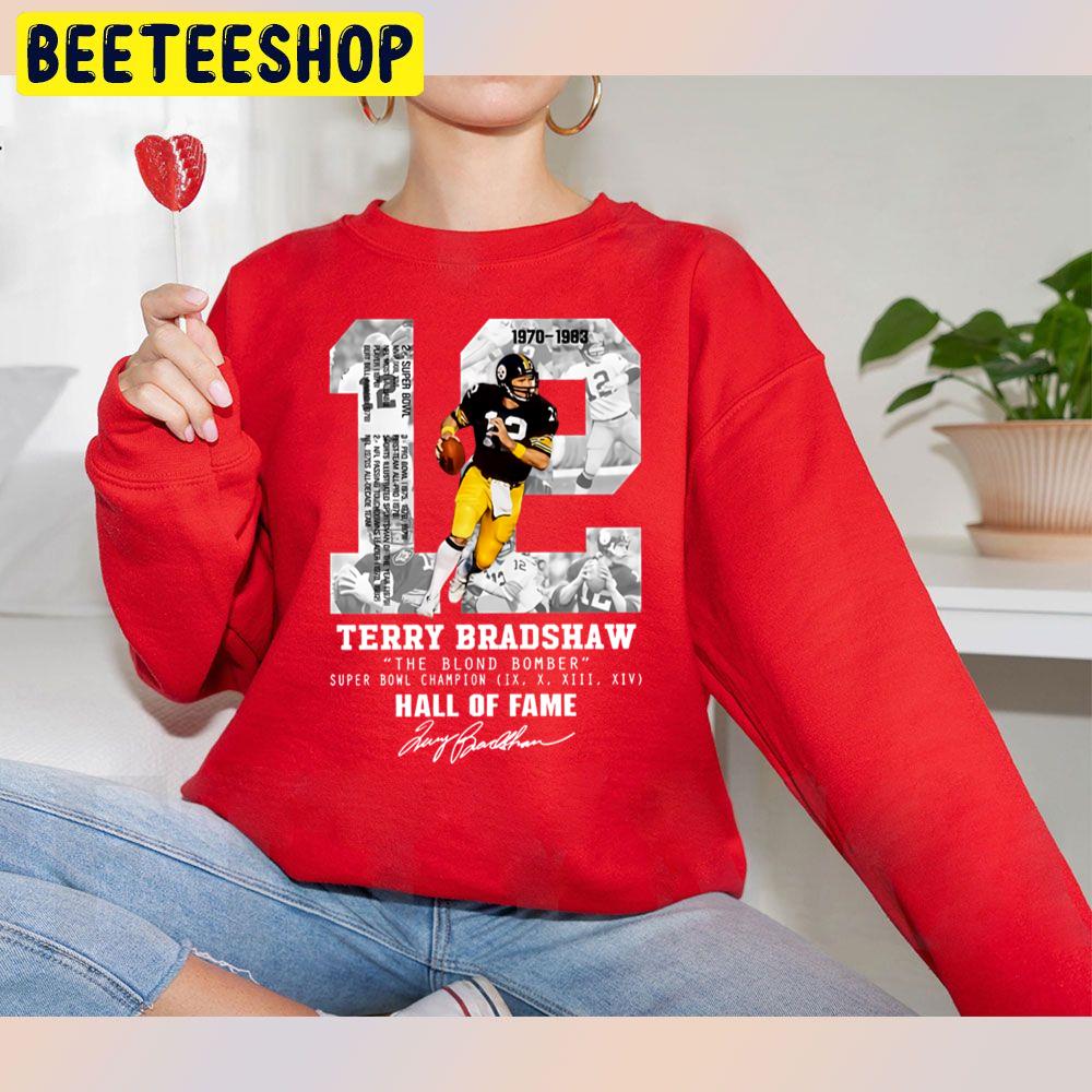 Terry Bradshaw The Blond Bomber Signature Football Player Trending Unisex Sweatshirt Terry Bradshaw The Blond Bomber Signature Football Player Trending Unisex Sweatshirt