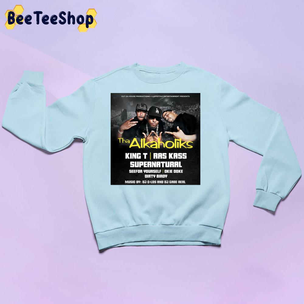 The Alkaholiks King T Ras Kass Supernatural 2022 Unisex Sweatshirt The Alkaholiks King T Ras Kass Supernatural 2022 Unisex Sweatshirt