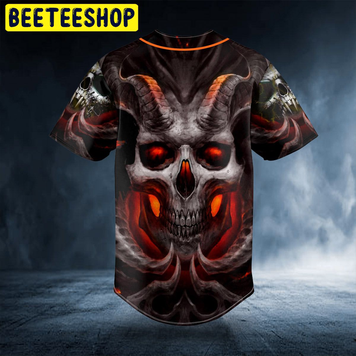 The Hollow King Corrupter Skull Custom Trending Baseball Jersey The Hollow King Corrupter Skull Custom Trending Baseball Jersey