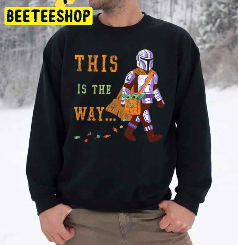 The Mandal Halloween This Is The Way Candy Unisex Sweatshirt The Mandal Halloween This Is The Way Candy Unisex Sweatshirt