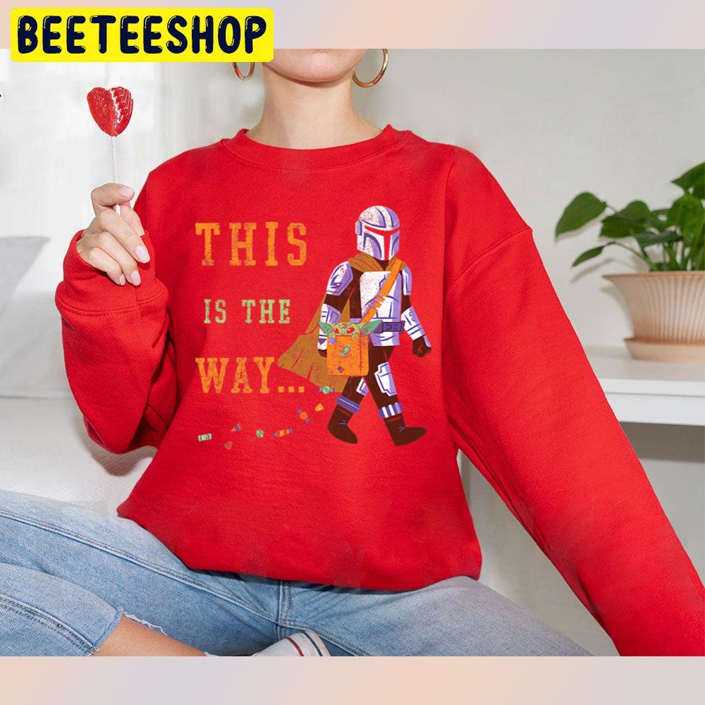 The Mandal Halloween This Is The Way Candy Unisex Sweatshirt The Mandal Halloween This Is The Way Candy Unisex Sweatshirt