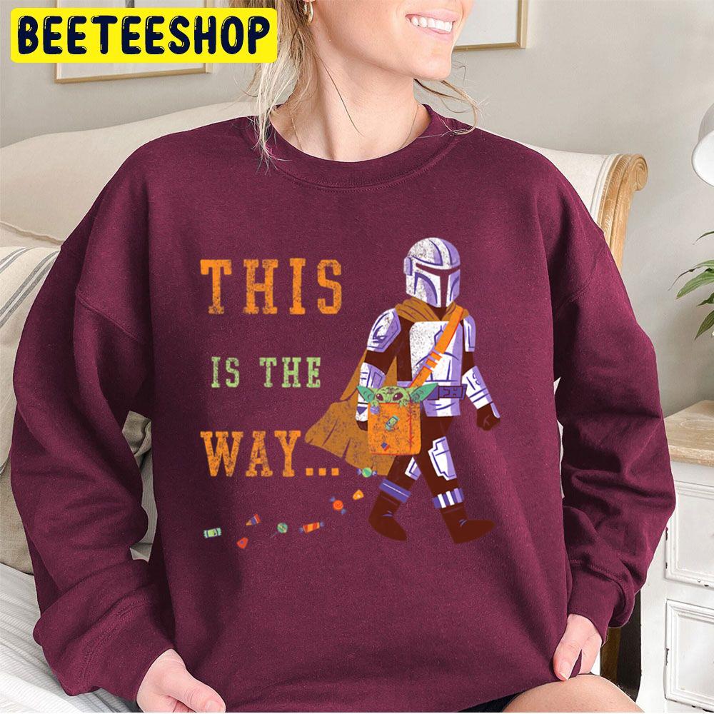 The Mandal Halloween This Is The Way Candy Unisex Sweatshirt The Mandal Halloween This Is The Way Candy Unisex Sweatshirt