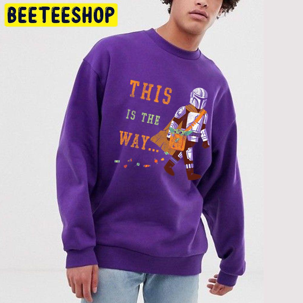The Mandal Halloween This Is The Way Candy Unisex Sweatshirt The Mandal Halloween This Is The Way Candy Unisex Sweatshirt