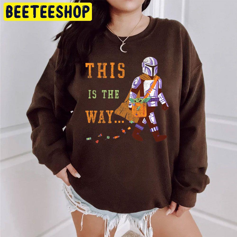 The Mandal Halloween This Is The Way Candy Unisex Sweatshirt The Mandal Halloween This Is The Way Candy Unisex Sweatshirt
