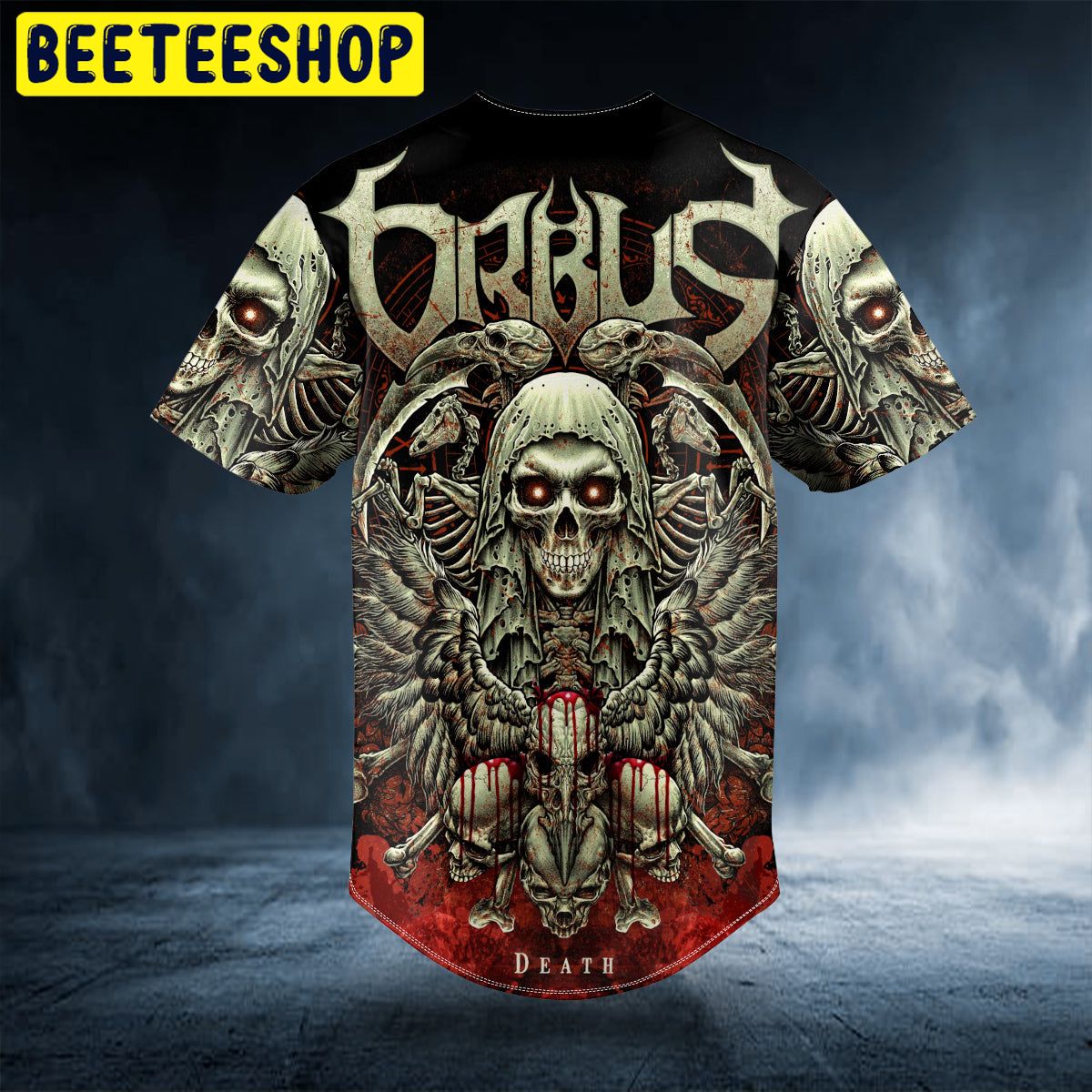 The Mummy Orbus Grim Reaper Skull Trending Baseball Jersey The Mummy Orbus Grim Reaper Skull Trending Baseball Jersey