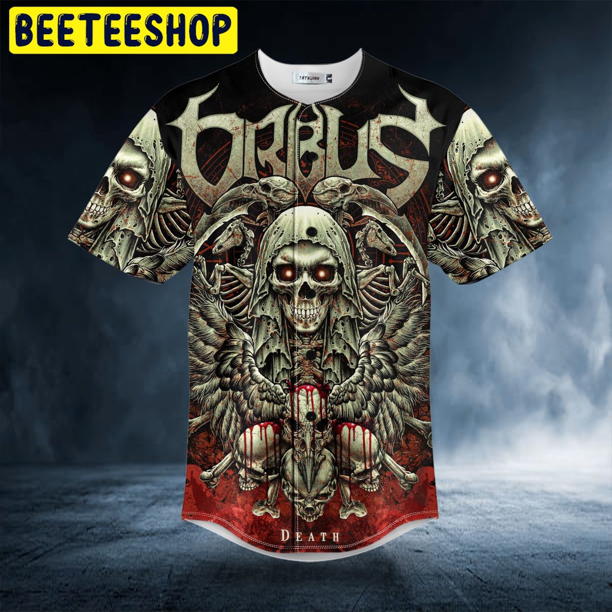 The Mummy Orbus Grim Reaper Skull Trending Baseball Jersey The Mummy Orbus Grim Reaper Skull Trending Baseball Jersey