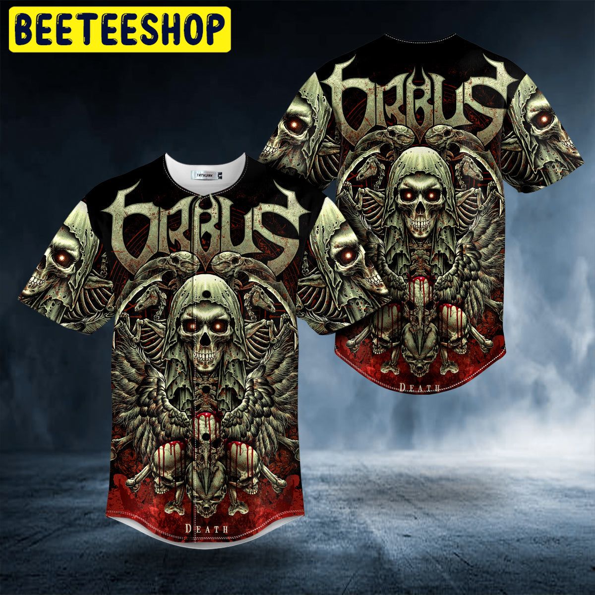 The Mummy Orbus Grim Reaper Skull Trending Baseball Jersey The Mummy Orbus Grim Reaper Skull Trending Baseball Jersey