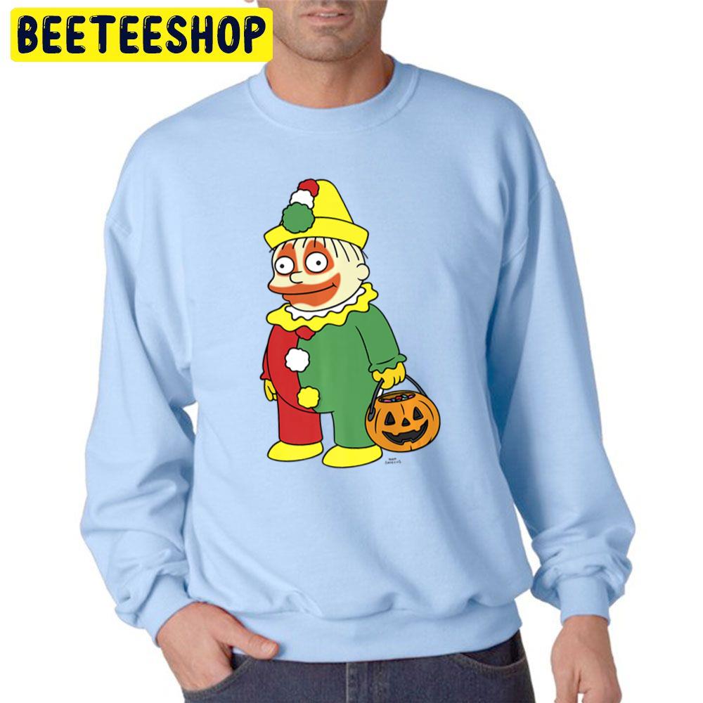 The Simpsons Treehouse Of Horror Halloween Clown Unisex Sweatshirt The Simpsons Treehouse Of Horror Halloween Clown Unisex Sweatshirt