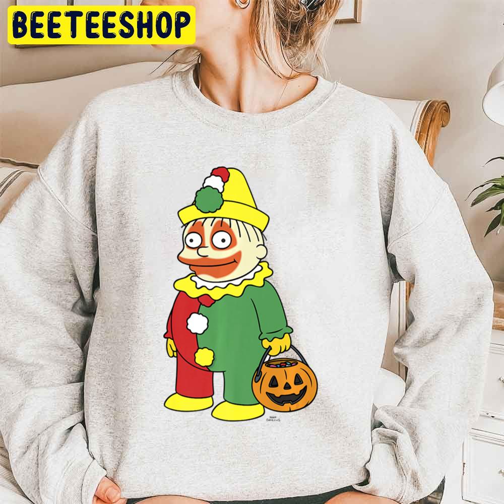 The Simpsons Treehouse Of Horror Halloween Clown Unisex Sweatshirt The Simpsons Treehouse Of Horror Halloween Clown Unisex Sweatshirt