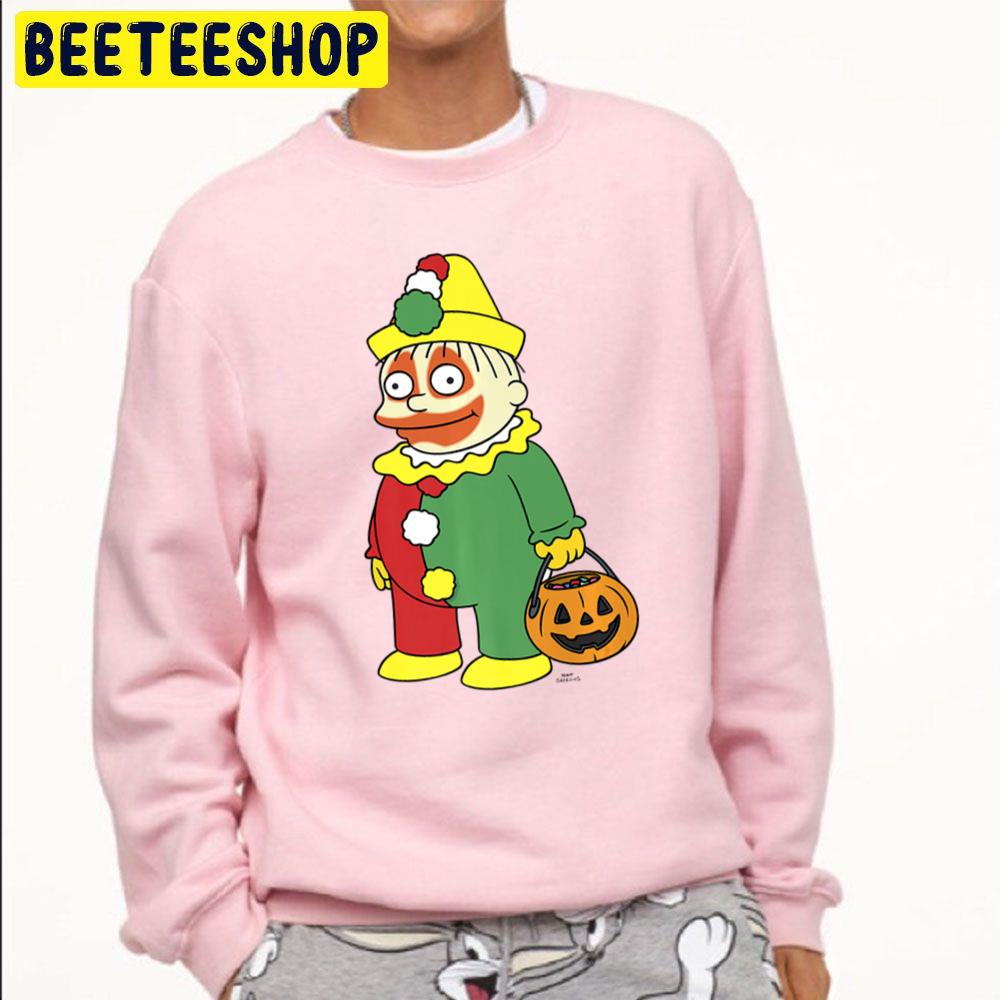 The Simpsons Treehouse Of Horror Halloween Clown Unisex Sweatshirt The Simpsons Treehouse Of Horror Halloween Clown Unisex Sweatshirt