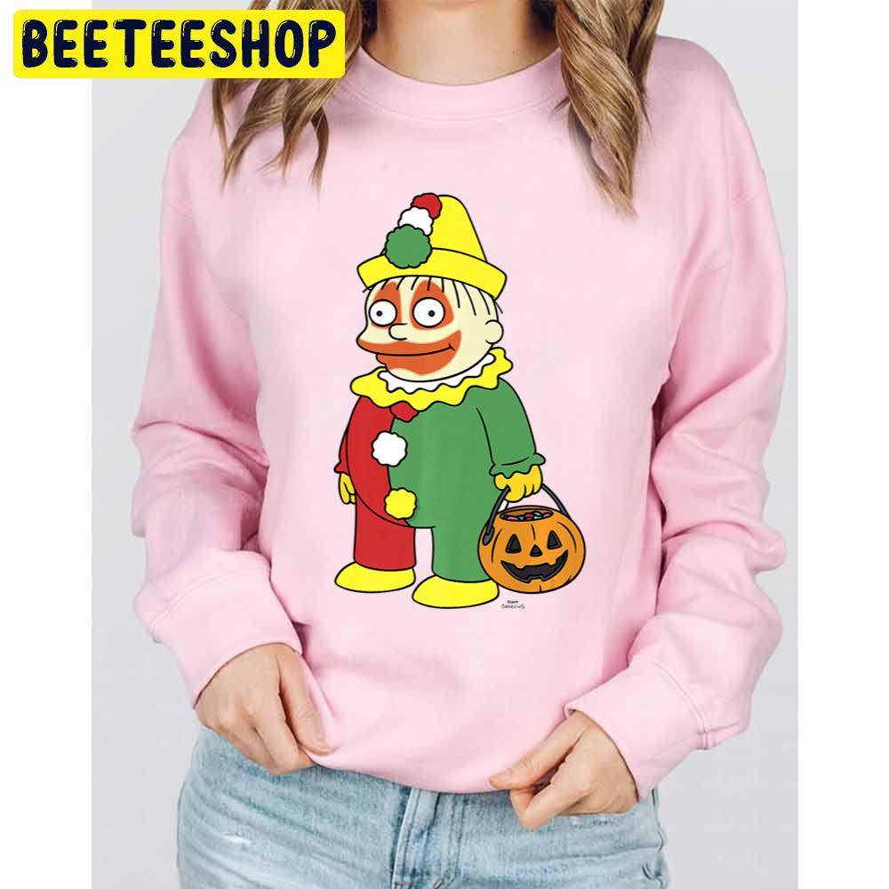 The Simpsons Treehouse Of Horror Halloween Clown Unisex Sweatshirt The Simpsons Treehouse Of Horror Halloween Clown Unisex Sweatshirt