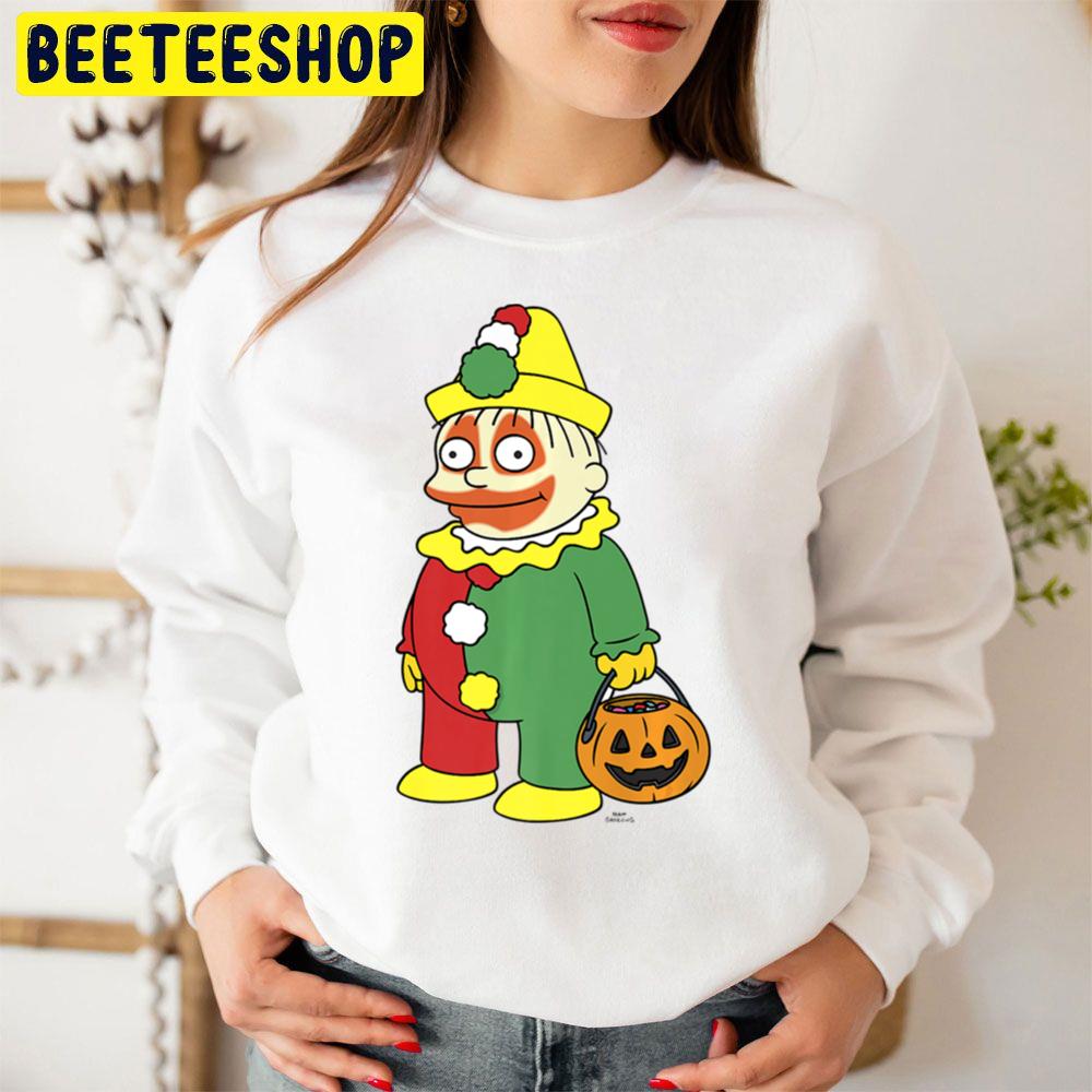 The Simpsons Treehouse Of Horror Halloween Clown Unisex Sweatshirt The Simpsons Treehouse Of Horror Halloween Clown Unisex Sweatshirt
