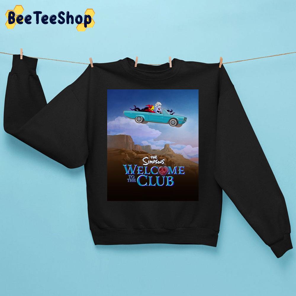 The Simpsons Welcome To The Club Trending Unsiex Sweatshirt The Simpsons Welcome To The Club Trending Unsiex Sweatshirt