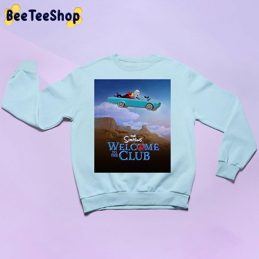 The Simpsons Welcome To The Club Trending Unsiex Sweatshirt The Simpsons Welcome To The Club Trending Unsiex Sweatshirt