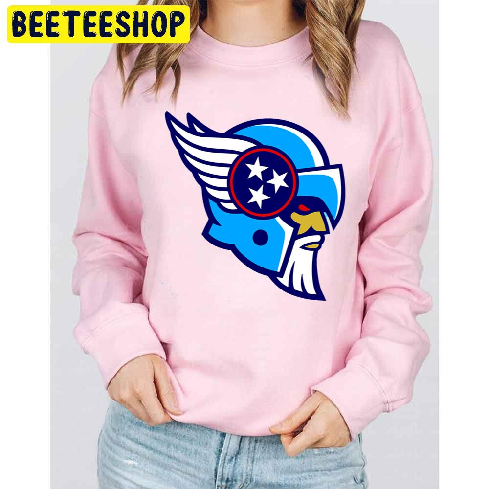 The Tennessee Titans Logo Art Trending Unisex Sweatshirt The Tennessee Titans Logo Art Trending Unisex Sweatshirt
