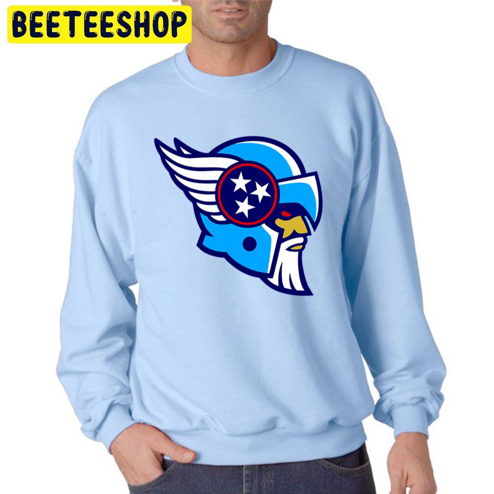 The Tennessee Titans Logo Art Trending Unisex Sweatshirt The Tennessee Titans Logo Art Trending Unisex Sweatshirt