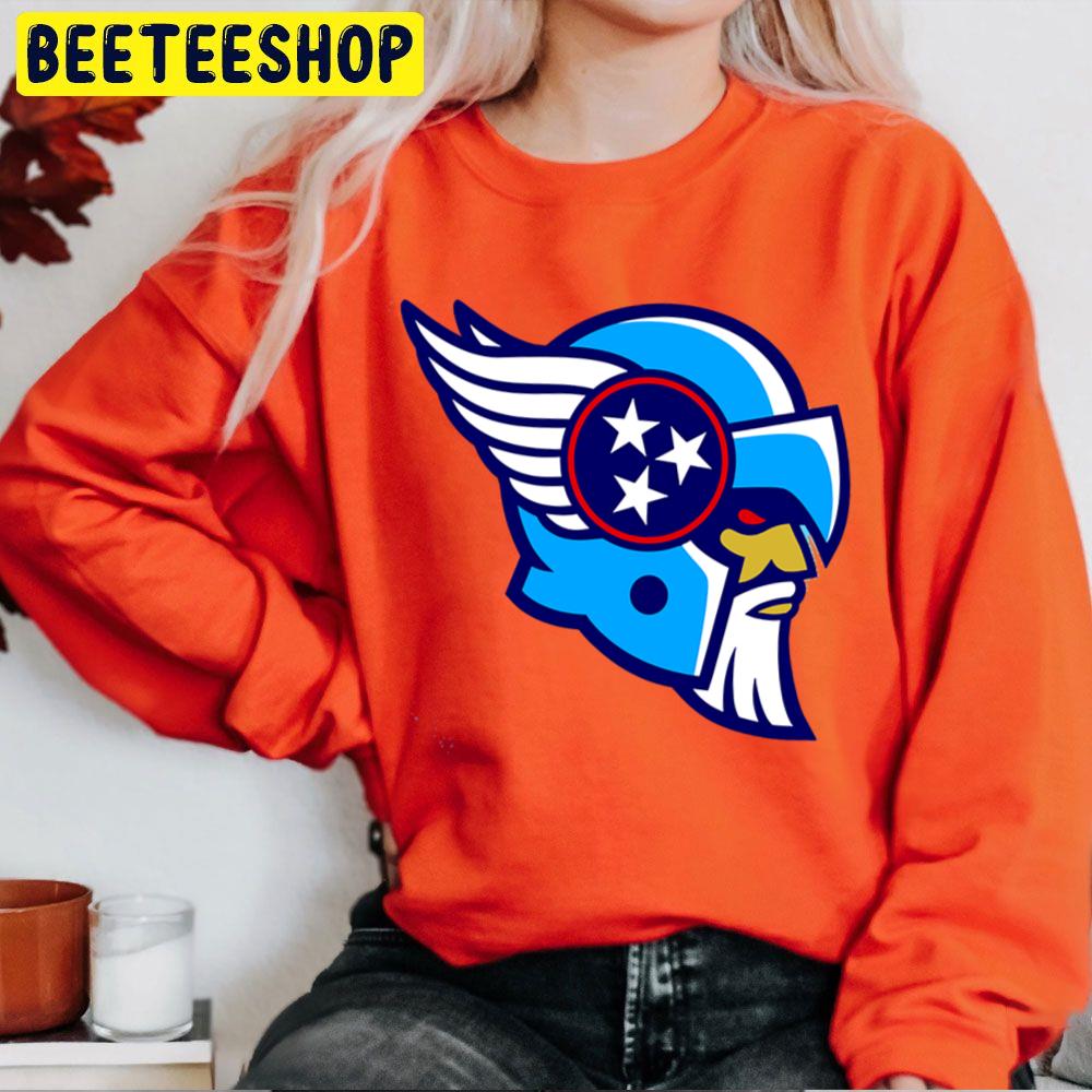 The Tennessee Titans Logo Art Trending Unisex Sweatshirt The Tennessee Titans Logo Art Trending Unisex Sweatshirt