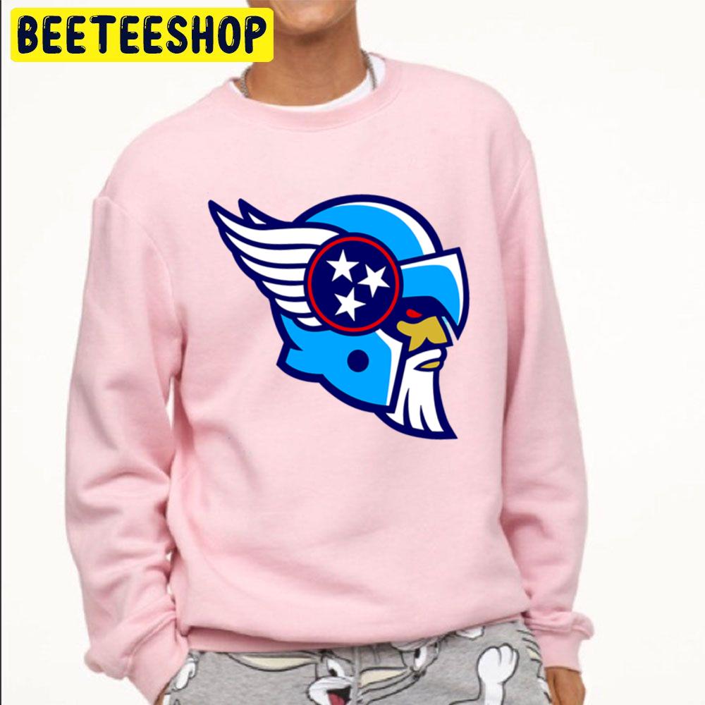 The Tennessee Titans Logo Art Trending Unisex Sweatshirt The Tennessee Titans Logo Art Trending Unisex Sweatshirt