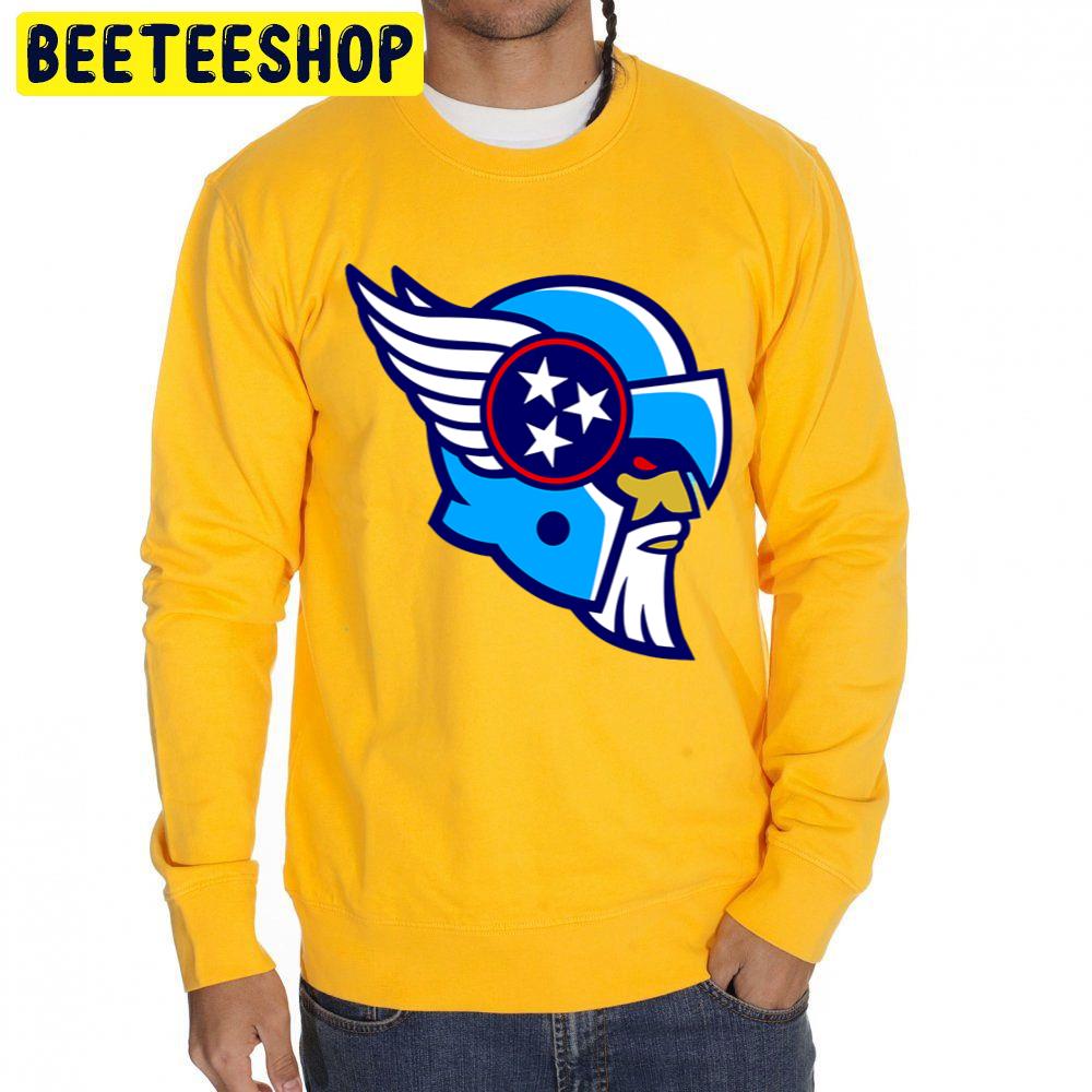 The Tennessee Titans Logo Art Trending Unisex Sweatshirt The Tennessee Titans Logo Art Trending Unisex Sweatshirt