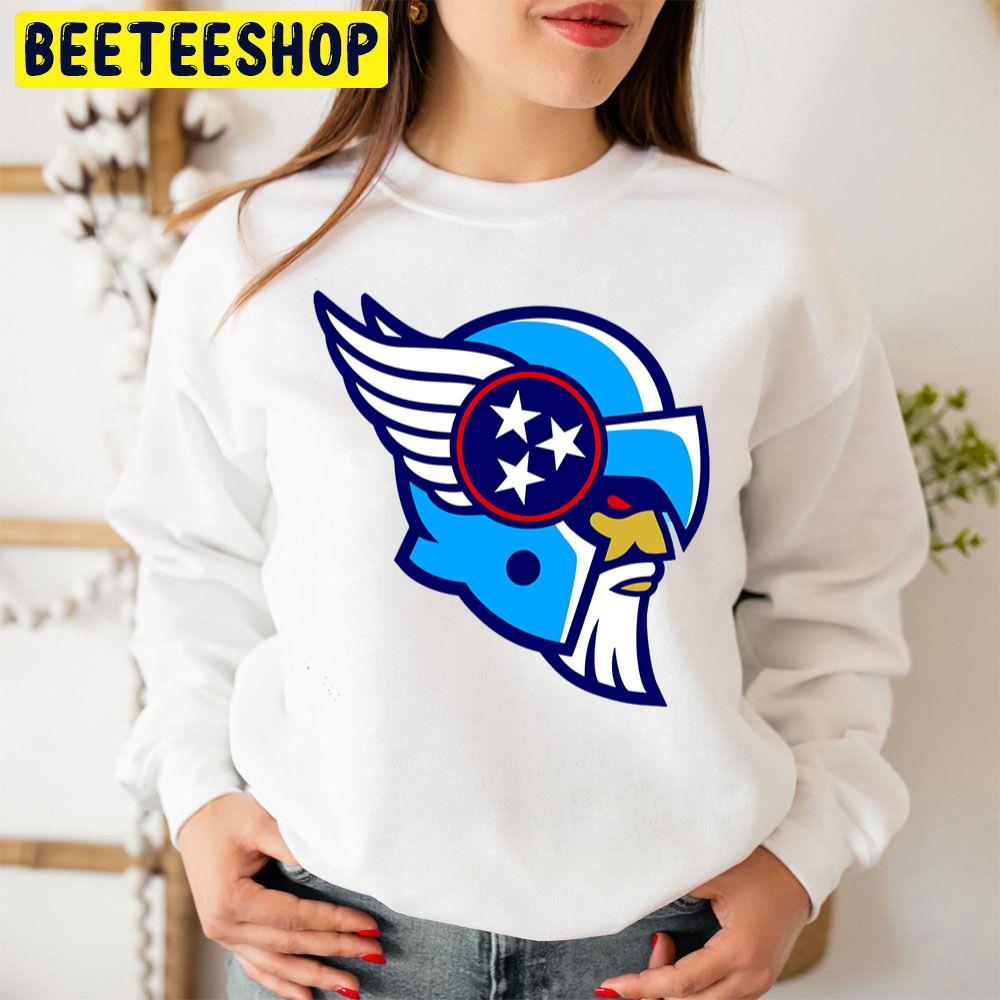 The Tennessee Titans Logo Art Trending Unisex Sweatshirt The Tennessee Titans Logo Art Trending Unisex Sweatshirt