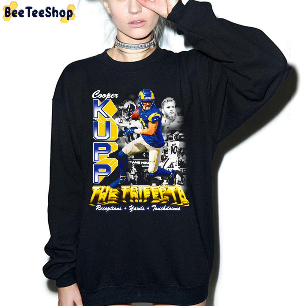 The Trifecta Cooper Kupp Football Player Trending Unisex Sweatshirt The Trifecta Cooper Kupp Football Player Trending Unisex Sweatshirt