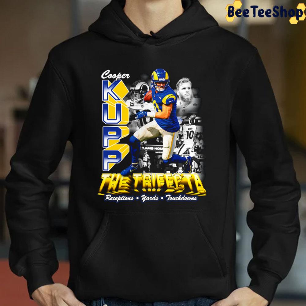 The Trifecta Cooper Kupp Football Player Trending Unisex Sweatshirt The Trifecta Cooper Kupp Football Player Trending Unisex Sweatshirt