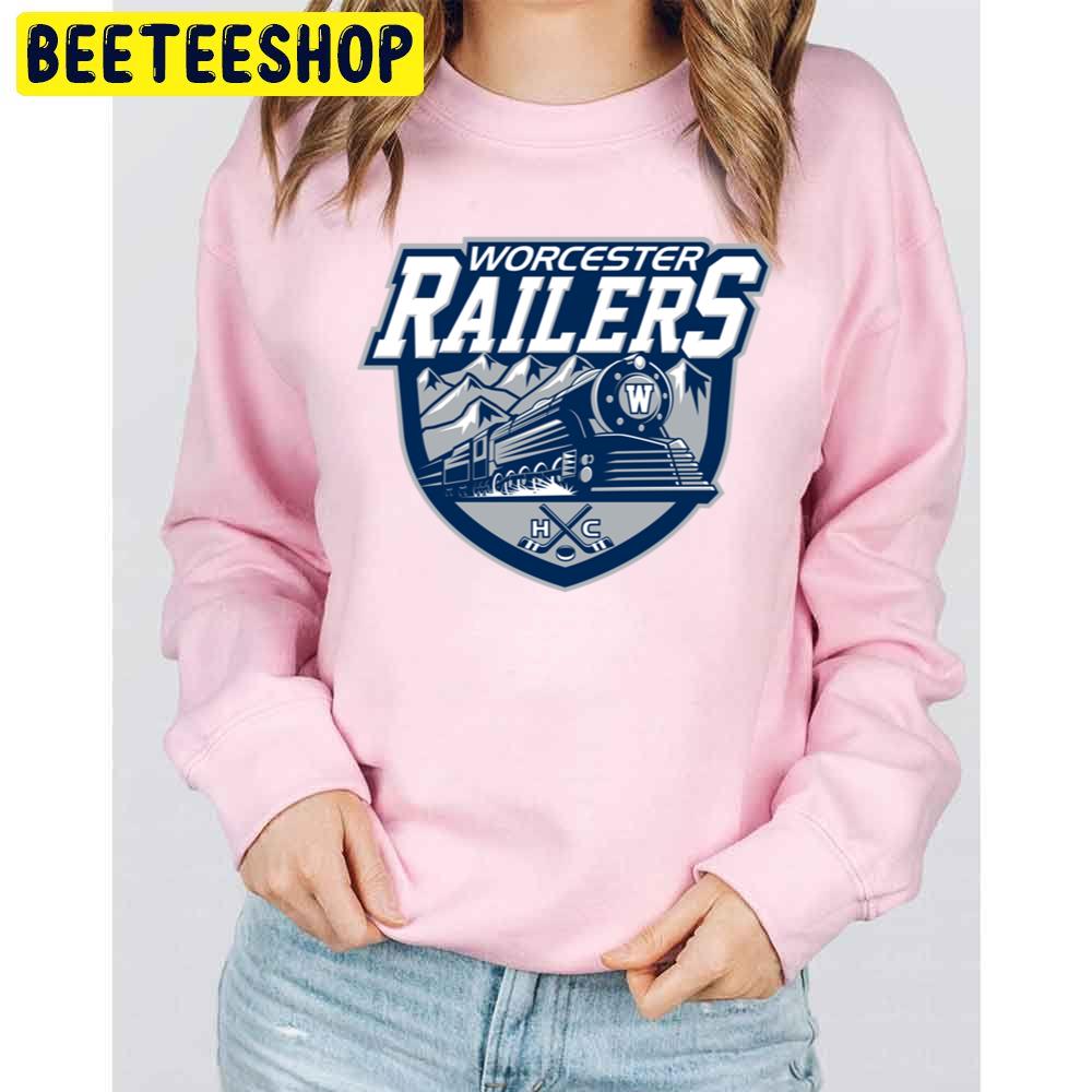 The Worcester Railers Hockey Trending Unisex Sweatshirt The Worcester Railers Hockey Trending Unisex Sweatshirt