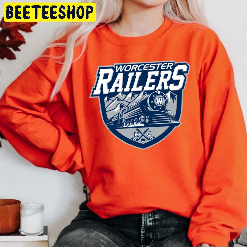 The Worcester Railers Hockey Trending Unisex Sweatshirt The Worcester Railers Hockey Trending Unisex Sweatshirt