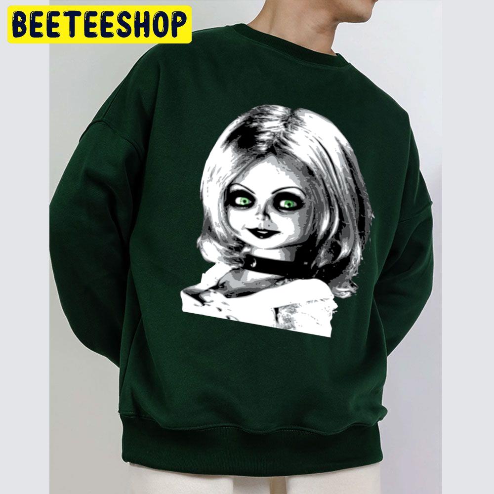 Tiffany Bride Of Chucky Black White Art Halloween Trending Unisex Sweatshirt Tiffany Bride Of Chucky Black White Art Halloween Trending Unisex Sweatshirt