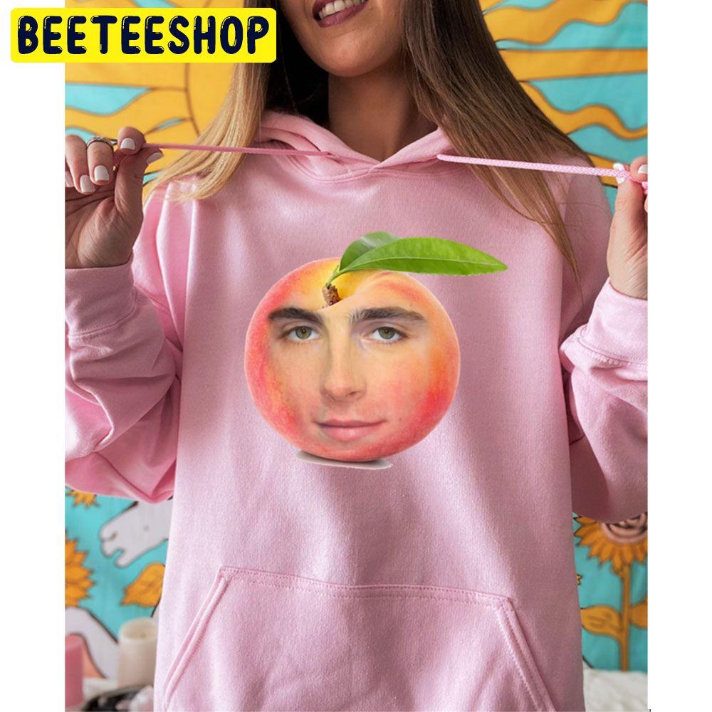 Timothée Chalamet Peach Design Trending Unisex Hoodie Timothée Chalamet Peach Design Trending Unisex Hoodie