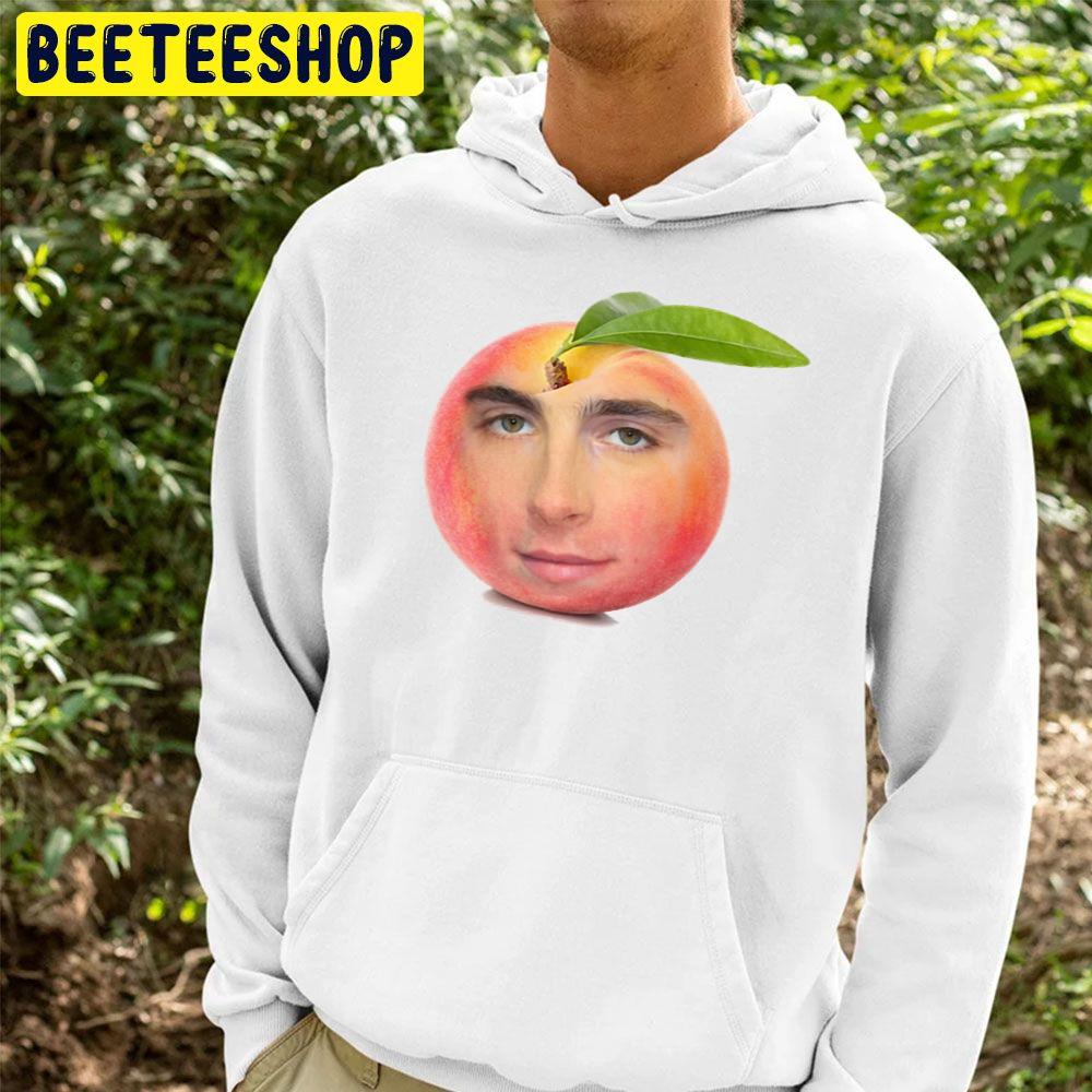 Timothée Chalamet Peach Design Trending Unisex Hoodie Timothée Chalamet Peach Design Trending Unisex Hoodie