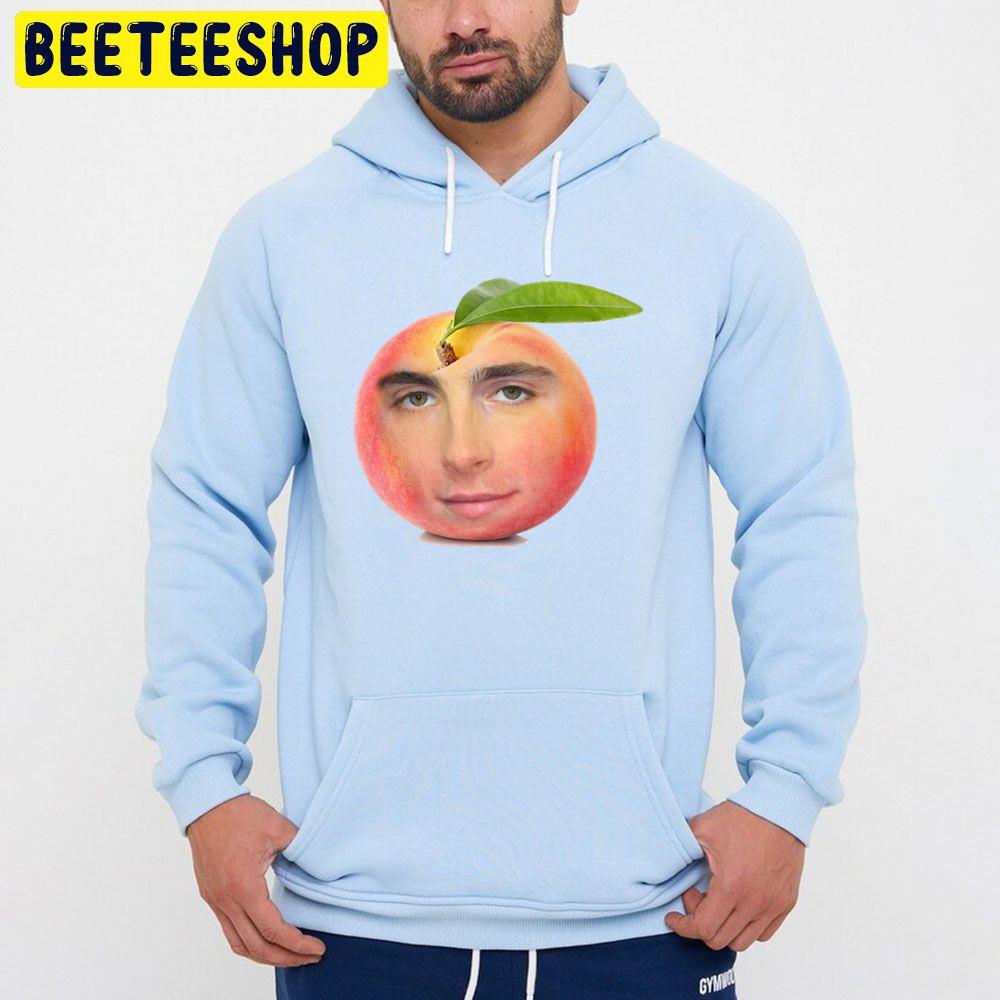 Timothée Chalamet Peach Design Trending Unisex Hoodie Timothée Chalamet Peach Design Trending Unisex Hoodie